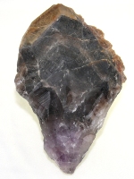Smoky Amethyst with Siderite pseudomorphs KC306C.JPG