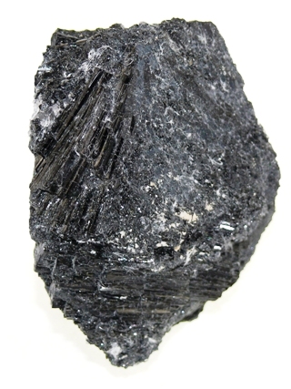 black crystals stones