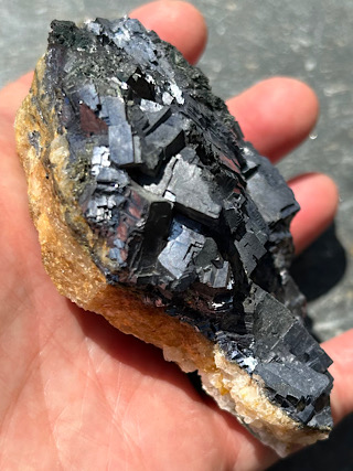 Galena Bed from Cornish Crystals & Minerals