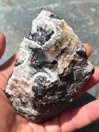 Wood Iron Goethite & Quartz from Cornish Crystals & Minerals