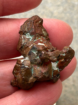 Native Copper from Crystal Specimens