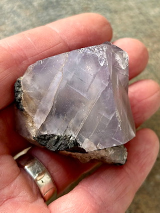 Purple Fluorite Cube from Crystal Specimens