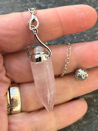 Rose Quartz Pendulum from Pendulums