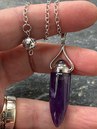 Amethyst Pendulum from Pendulums