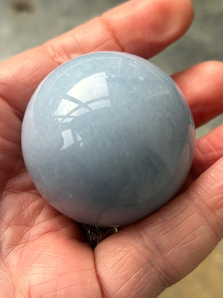 Angelite Crystal Ball from Crystal Balls