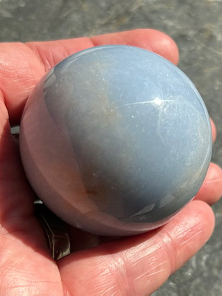 Angelite Crystal Ball from Crystal Balls