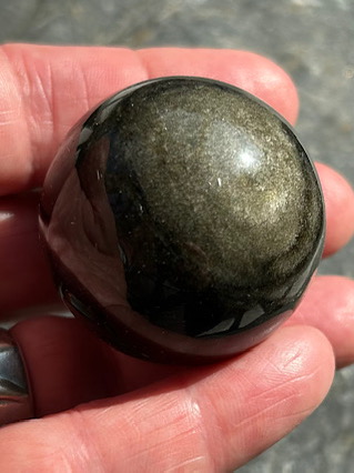 Sheen Obsidian Crystal Ball from Crystal Balls