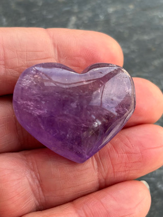 Amethyst Heart from Crystal Hearts