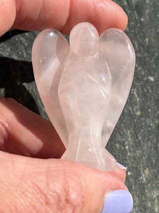 Rose Quartz Angel from Crystal Angels