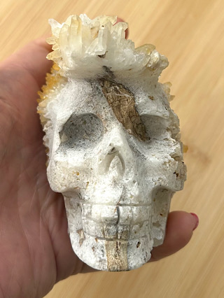 Golden Healer Crystal Skull from Crystal Skulls