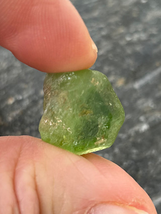 Natural Terminated Peridot Crystal from Crystal Specimens