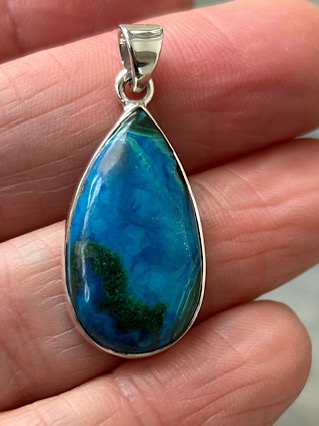 Malacolla Pendant from Silver Gemstone Pendants