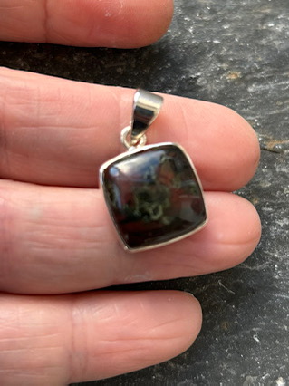 Cornish Serpentine Pendant from Silver Symbolic Jewellery