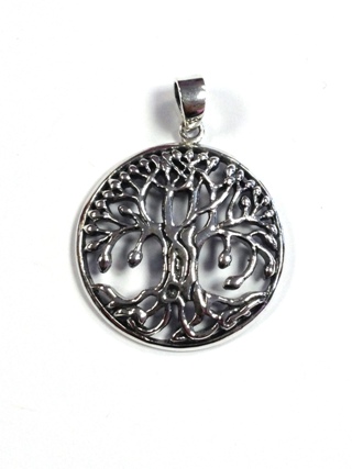 Ornate Tree of Life Pendant  from Silver Symbolic Jewellery