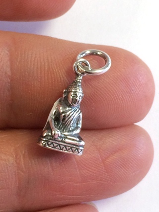 Buddha Charm from Silver Symbolic Jewellery