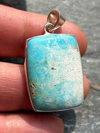 Cornish Turquoise Pendant from Cornish Crystals & Minerals