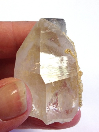 Fluorite on Quartz from Crystal Specimens