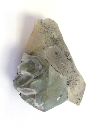 Green Fluorite, Schorl & Quartz from Crystal Specimens