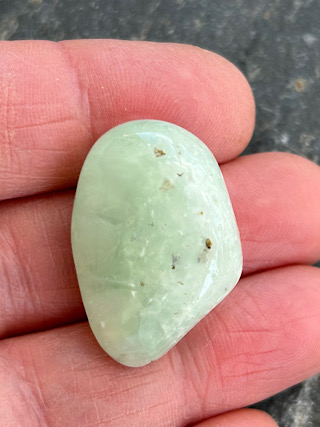 Prehnite Tumblestone from Tumbled Stones