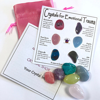 Emotional Trauma Support Crystal Set from Crystal Sets